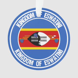 Emblème rond du Swaziland ( Eswatini )