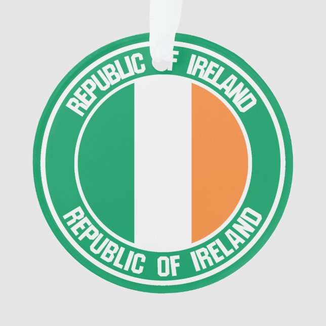 Emblème rond irlandais (devant)