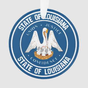 Emblème rond Louisiane