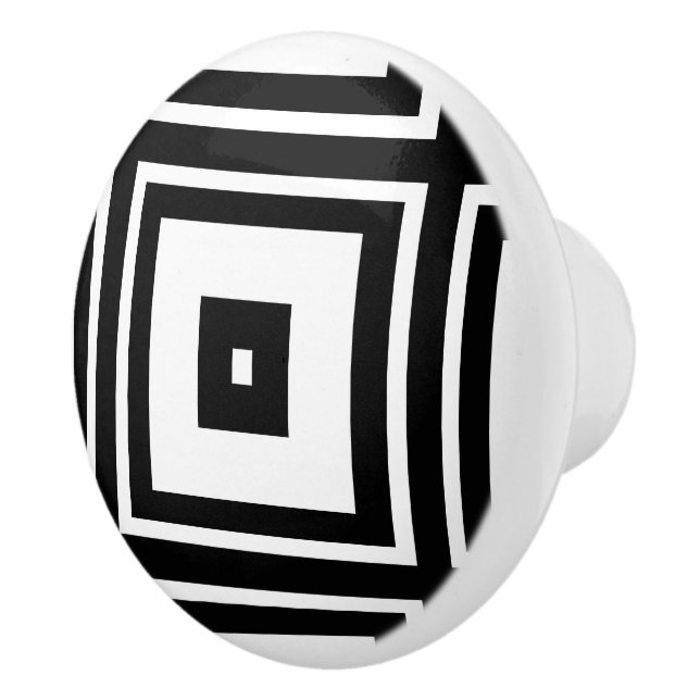 Emboîtement du bouton en céramique de carré blanc (Droite)