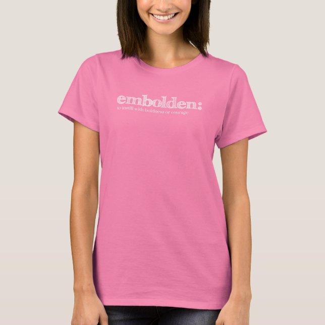 Embolden-T-Shirt in Dunkelgrau T-Shirt (Vorderseite)