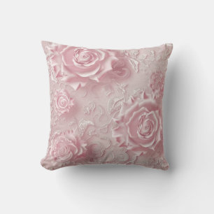 Embossed 3D Rose Floral Kissen