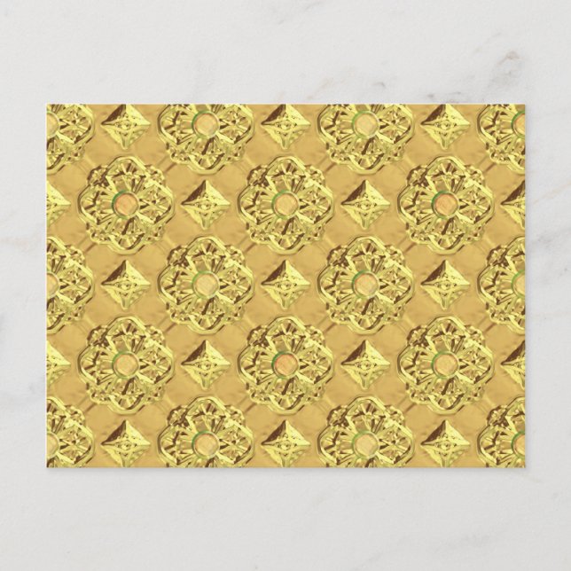 Embossed Gold Foil Postkarte (Vorderseite)