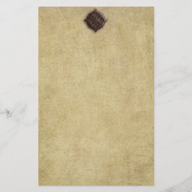 Embossed Medallion- No Lines Stationery Briefpapier (Vorderseite)