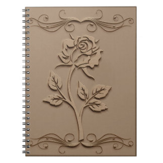 Embossed Rose Journal/Notebook Notizblock