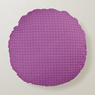 Embossed Wirbel-Lila-Round-Throw-Kissen Rundes Kissen