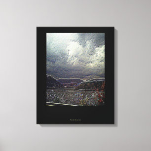 Embosses Foto auf Leinwand