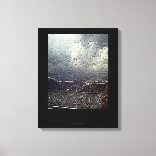 Embosses Foto auf Leinwand (Vorderseite)