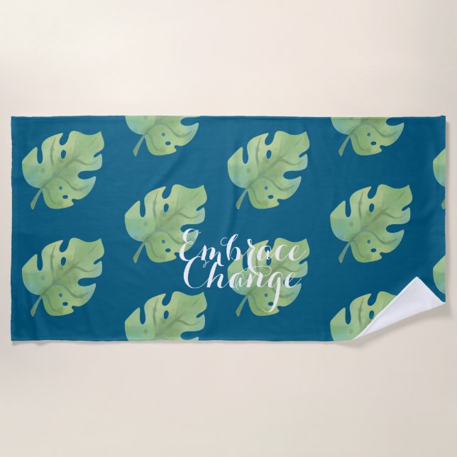 Embrace Change Strandtuch (Vorderseite)