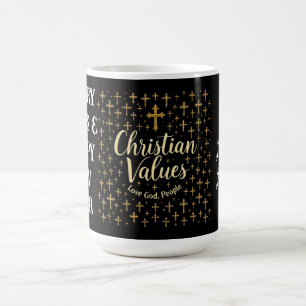 Embrace Christliche Werte: Liebe Gott, Liebe Mensc Kaffeetasse