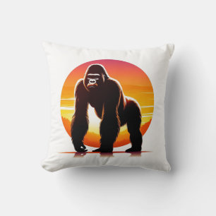 Embrace Comfort: Gorilla-geformtes Speicherschmied Kissen