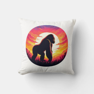 Embrace Comfort: Gorilla-geformtes Speicherschmied Kissen