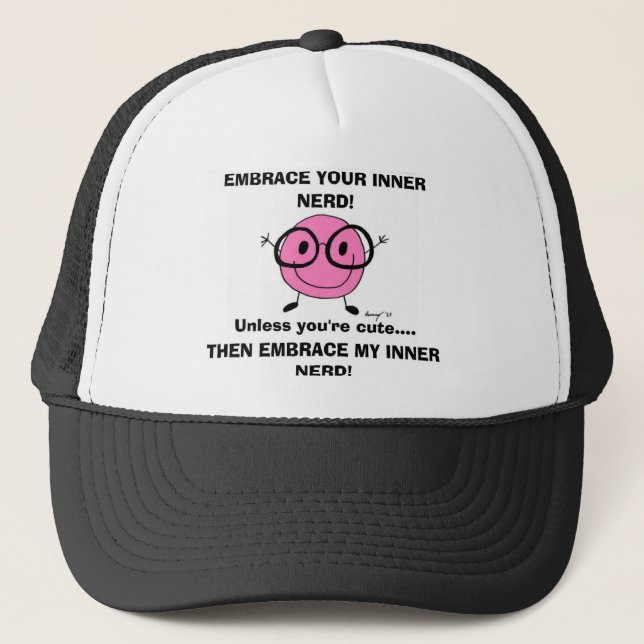 EMBRACE DEINEN NERD HUT TRUCKERKAPPE (Vorderseite)