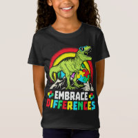 Embrace Differenzen T Rex Dinosaur Autismus Awaren