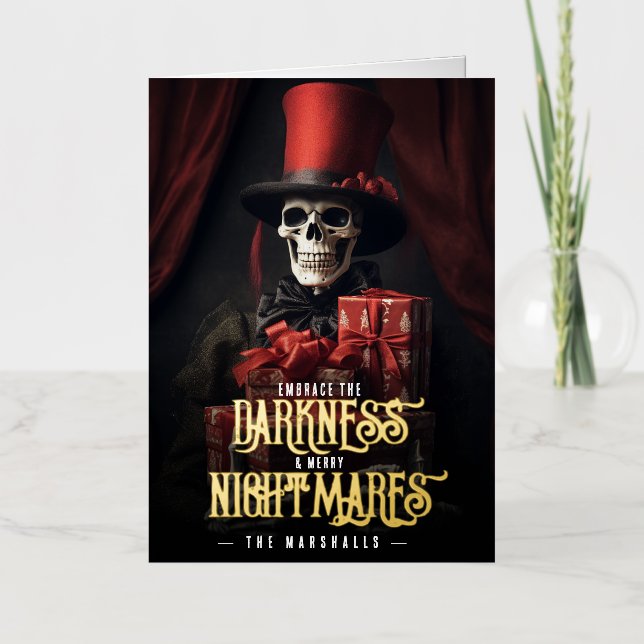 Embrace Dunkelheit glückliche Albträume Skull Xmas (Vorderseite)