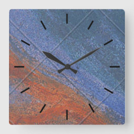 Embrace Elegance Quadratische Wanduhr