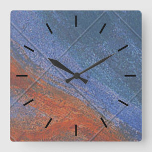 Embrace Elegance Quadratische Wanduhr