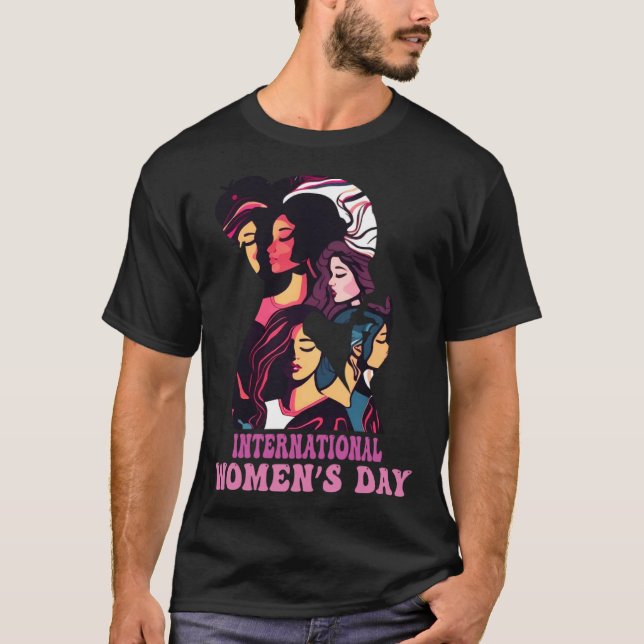Embrace Equity International Womens Day 2023 For W T-Shirt (Vorderseite)