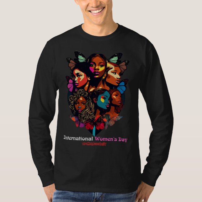 Embrace Equity International Womens Day 2023 For W T-Shirt (Vorderseite)