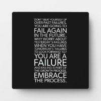 Embrace Failure Enthusiasten Gym Hustle Erfolg