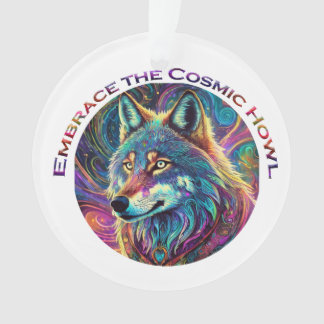 Embrace für den kosmischen Howl Wolf Ornament