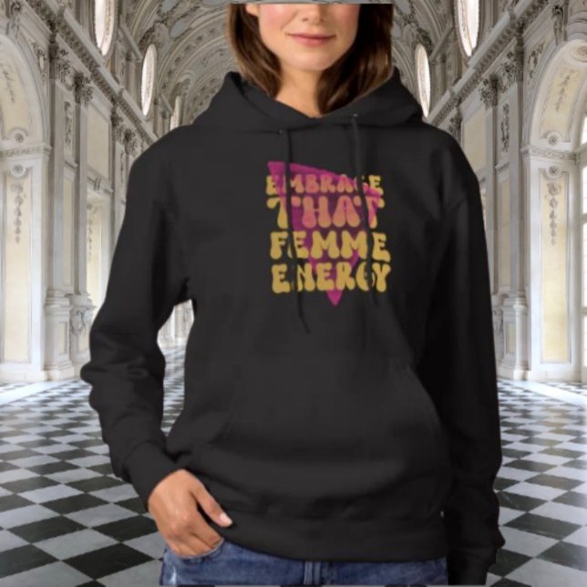 Embrace für die weibliche Energiehoodie Hoodie (Von Creator hochgeladen)