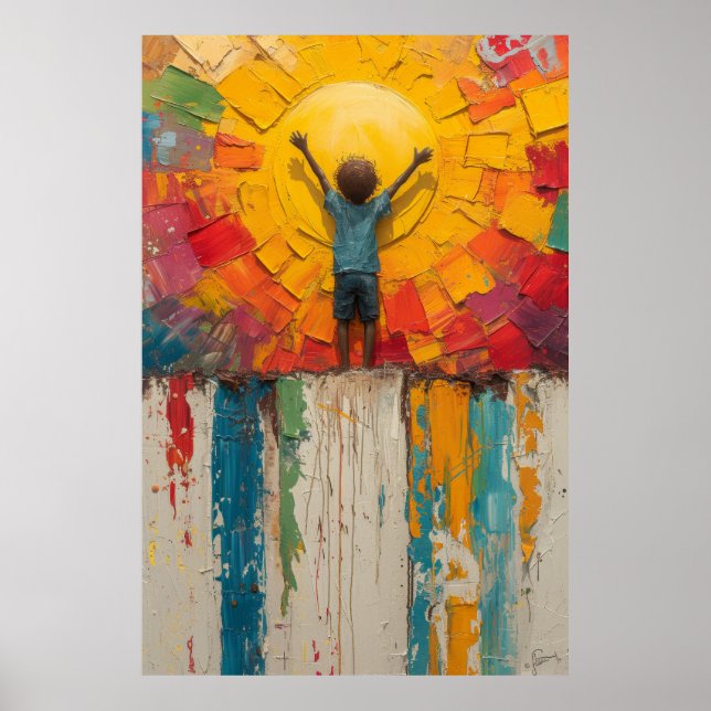 Embrace Horizon: Kindlike Wonder Poster (Vorne)