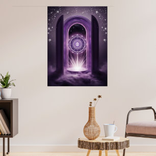 Embrace Ihr Zeichen   Zodiac Mandala Wall Art Poster
