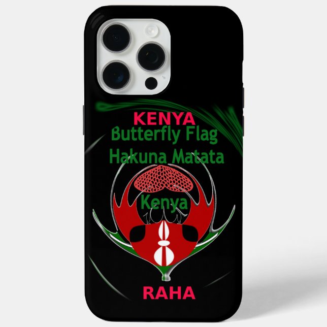 Embrace Kenyan Stolz in Style Case-Mate iPhone Hülle (Rückseite)