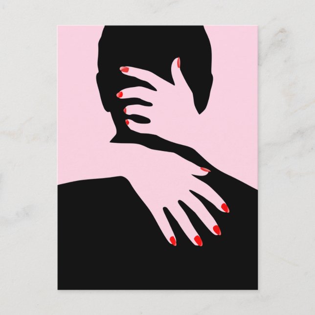 Embrace Liebe Postkarte (Vorderseite)