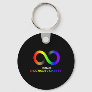 Embrace Neurodiversity Autismus Asd Add Rainbow In Schlüsselanhänger