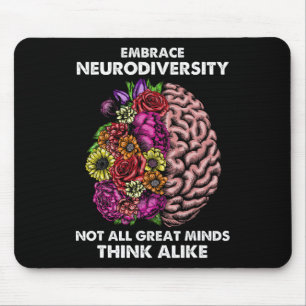 Embrace Neurodiversity-Autismus Bewusstsein und Sp Mousepad