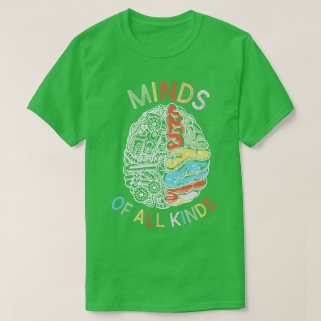 Embrace Neurodiversity-Autismus T-Shirt (Design vorne)