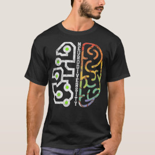 Embrace Neurodiversity Gehirn Autismus Bewusstsein T-Shirt