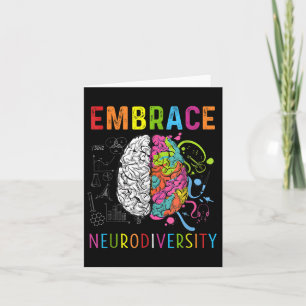 Embrace Neurodiversity-Gehirn Embrace Adhd Autismu Karte