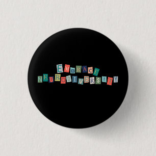 Embrace Neurodiversity Neurodivere Sensibilisier Button