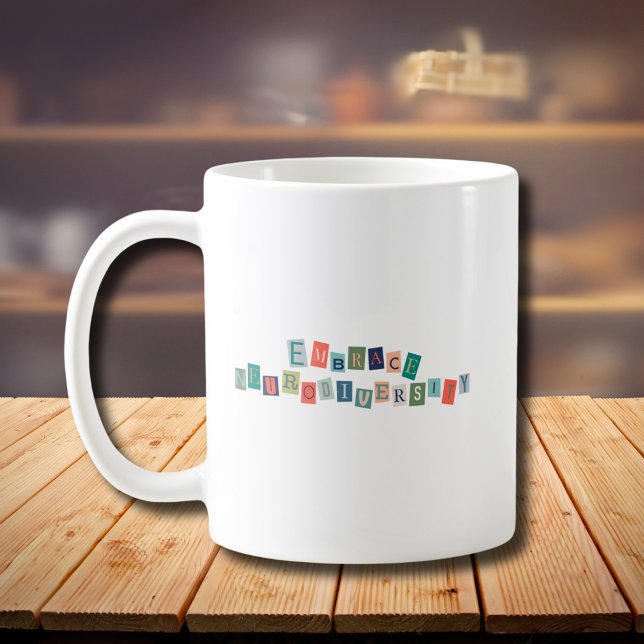 Embrace Neurodiversity | Neurodivere Sensibilisier Kaffeetasse (Von Creator hochgeladen)