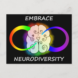 Embrace Neurodiversity Postkarte