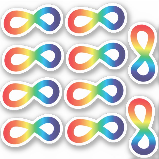 Embrace Neuroversity Awareness Autismus Akzeptanz Aufkleber (Vorderseite)