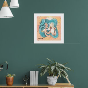 Embrace of Light - Original Illustration Poster