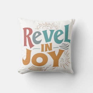 Embrace the Joy: Mehrfarbiger Celebration T - Shir Kissen