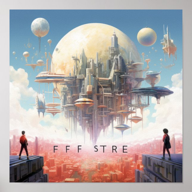 Embraise the Future" - Inspiration Poster für Mot (Vorne)