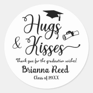 Embrasages et baisers Autocollants de graduation