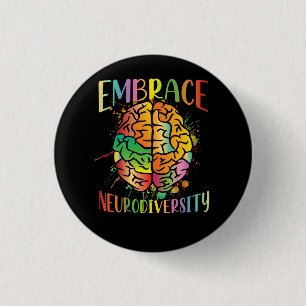 Embrase Neuroversity Video Game Autismus Bewusstse Button