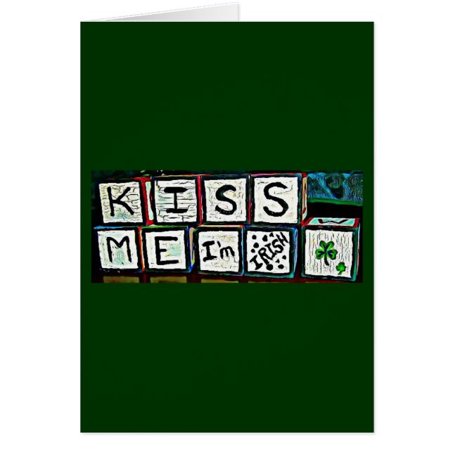 Embrasse-moi Je suis irlandais (Devant)