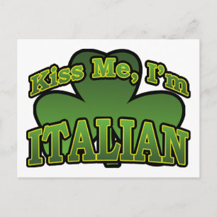 Embrasse-moi Je suis une carte postale italienne