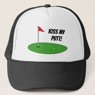 Embrasse mon putt drôle casquette sportif pour gol