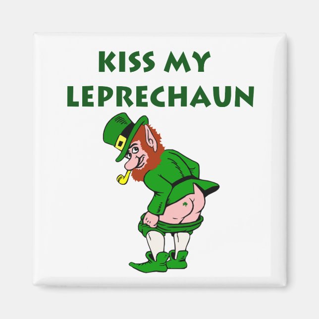 Embrasser mon aimant Leprechaun (Devant)