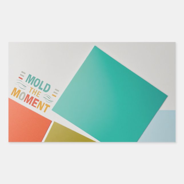 Embrassez chaque instant : Sticker 'Mold the Momen (Devant)