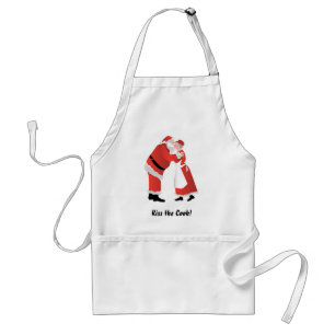 Embrassez le cuisinier ! Tablier du père noël